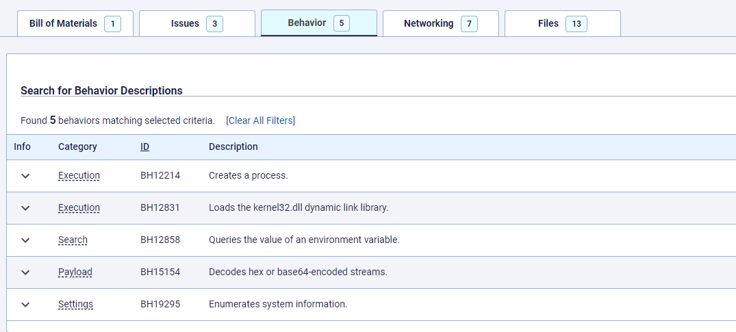 Behavior policies in ReversingLabs Software Supply Chain Security