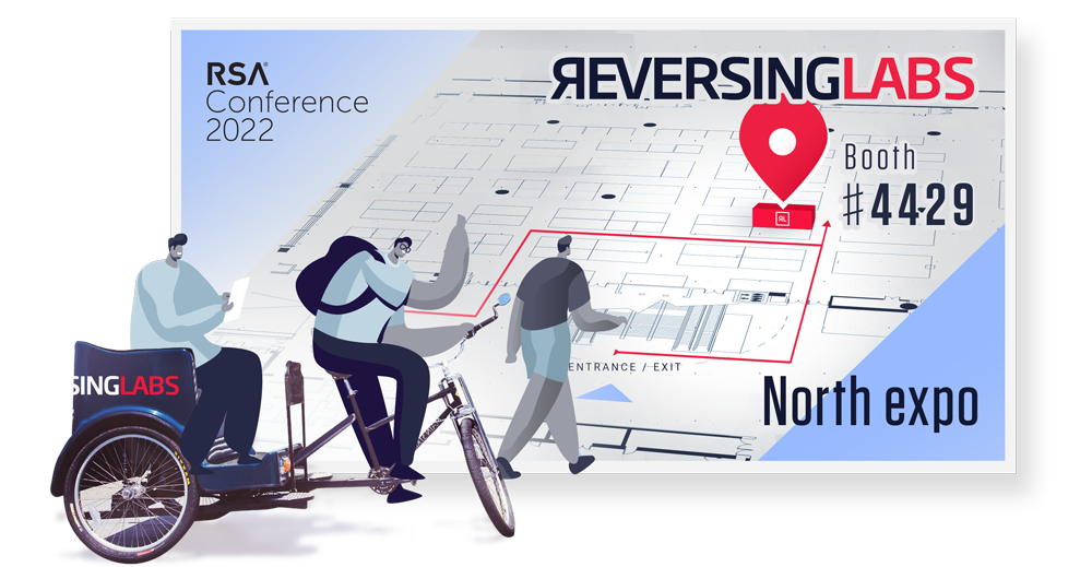 RSA 2022 ReversingLabs Booth map