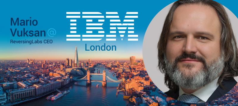 Mario Vuksan, CEO of ReversingLabs to speak at an IBM Cyber breakfast event