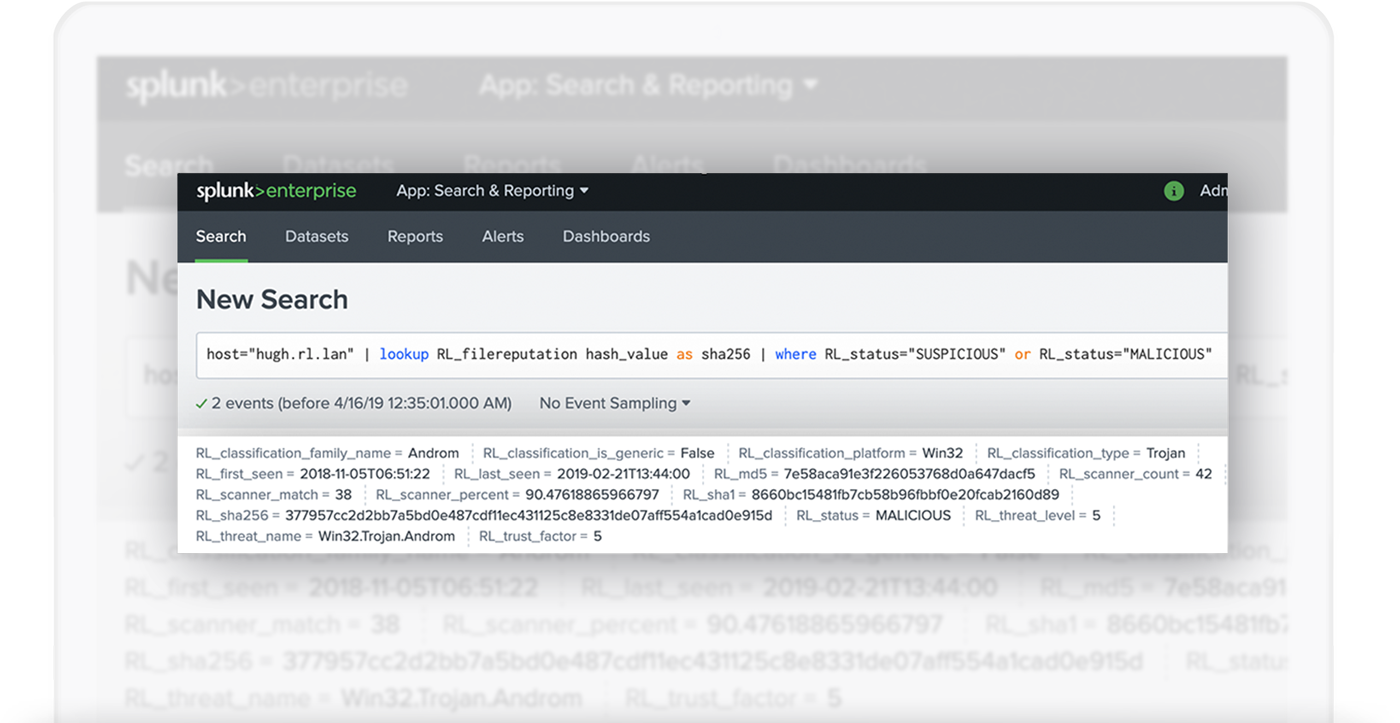 Search Local Threats within SIEM
