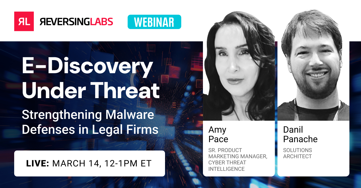 03/14/24 Webinar: E-Discovery Under Threat: Strengthening Malware Defenses in Legal Firms