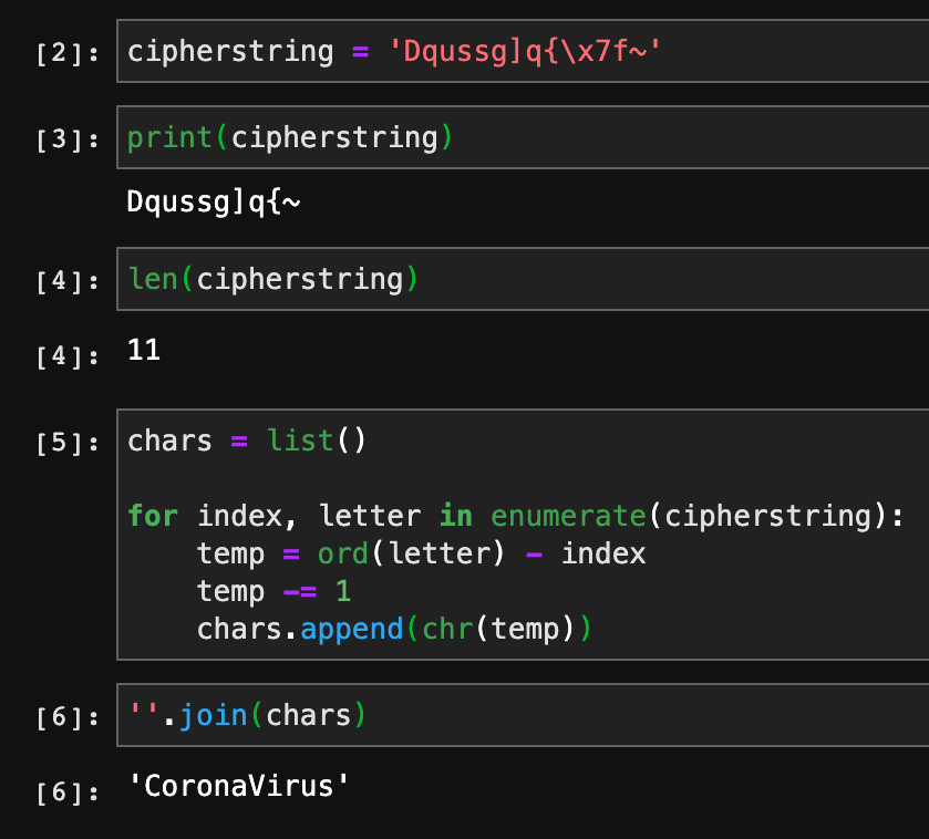 Figure 3: Python Implementation of String Decoder Algorithm