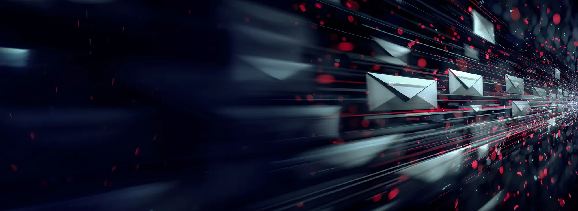 Email envelopes zooming